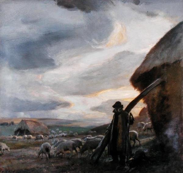 The Evening Hour, cca 1905 (olej na plátně) od Charles Hodge Mackie