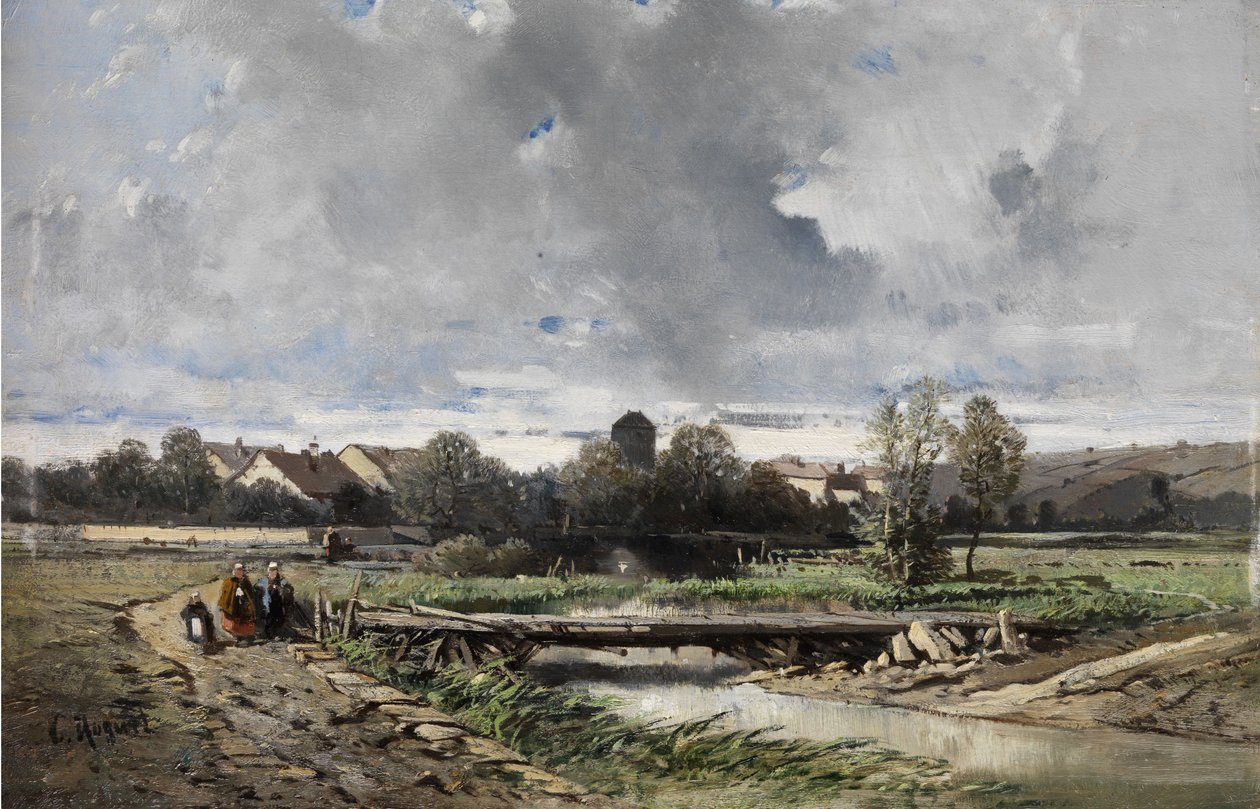 Vesnice v Normandii od Charles Hoguet