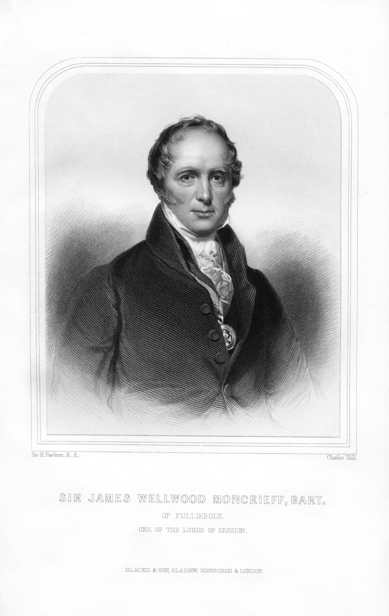 Sir James Wellwood Moncrieff, významný skotský soudce, 1870. od Charles Holl