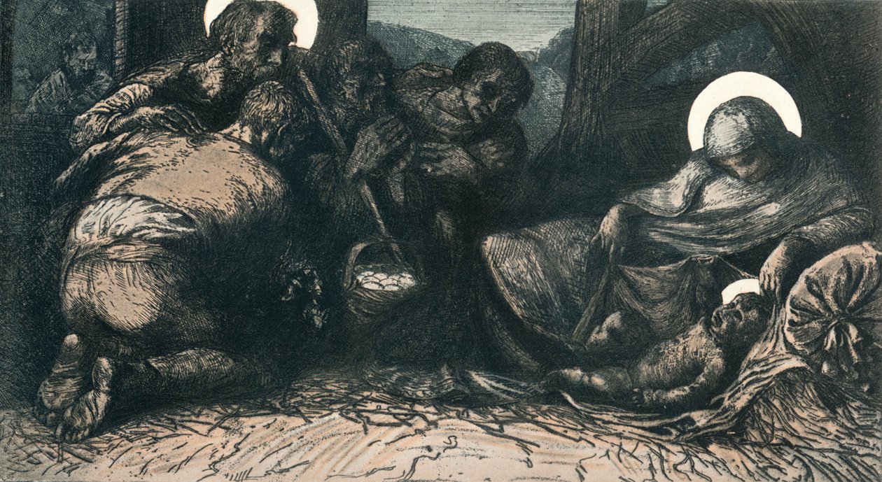 Narození Páně, c1900 1903-1904 od Charles Holroyd