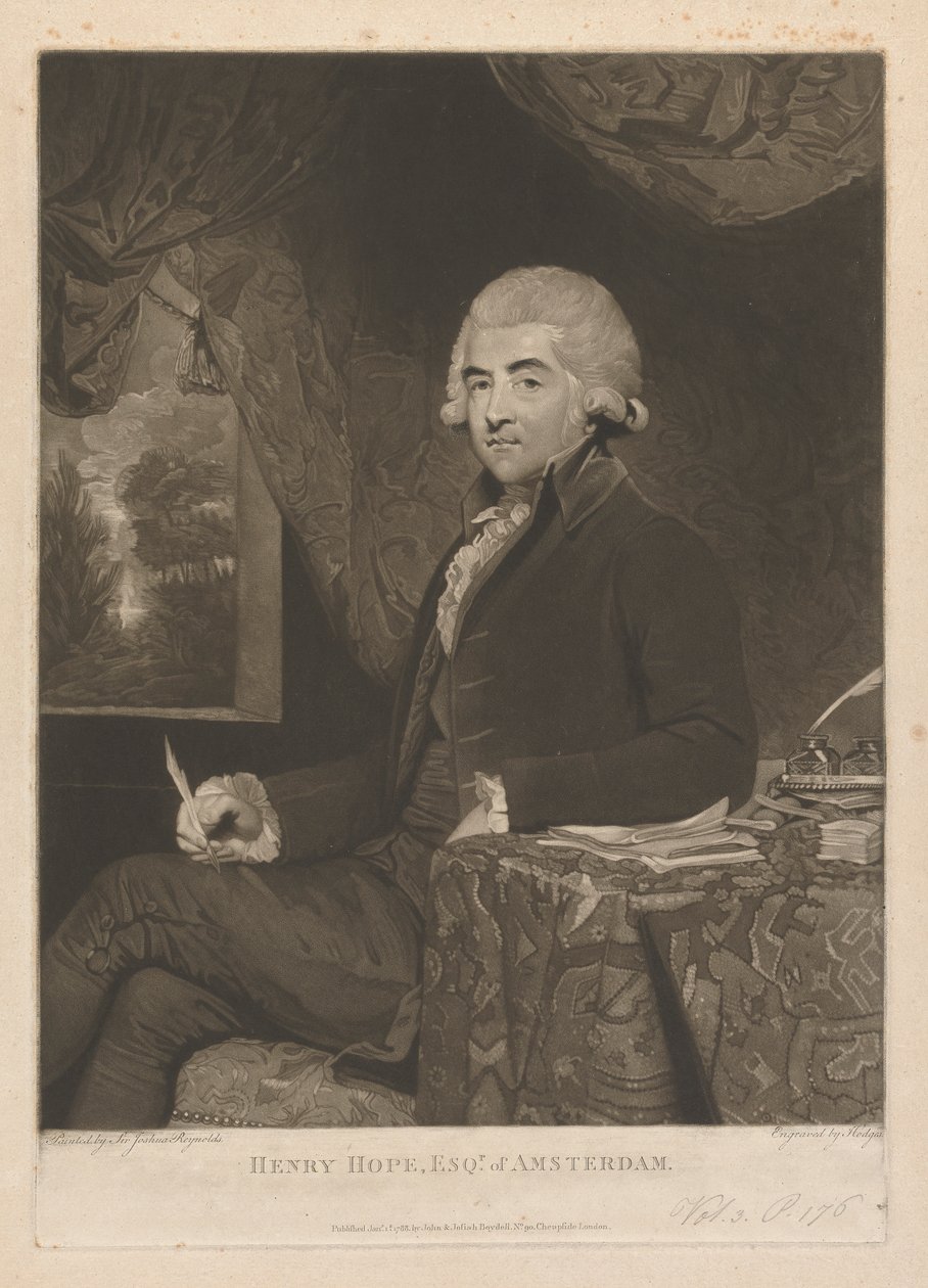 Henry Hope Esq. z Amsterdamu od Charles Howard Hodges