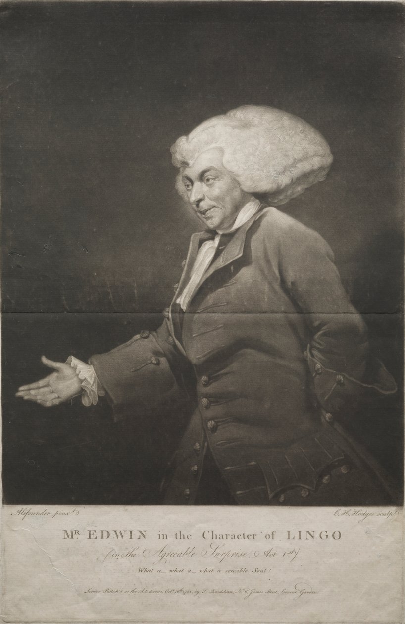 Pan Edwin v postavě Lingo od Charles Howard Hodges