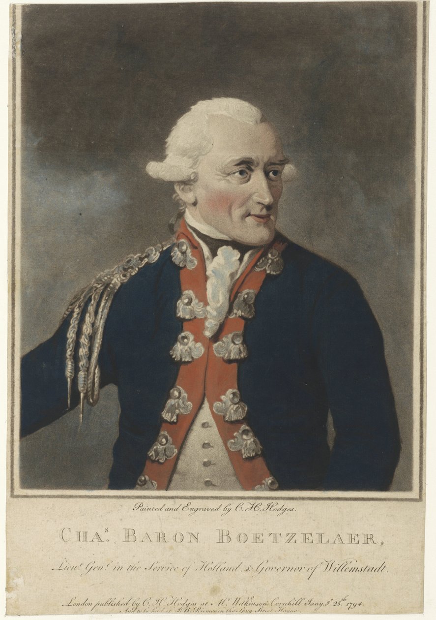 Portrét Carel Baron van Boetzelaer od Charles Howard Hodges