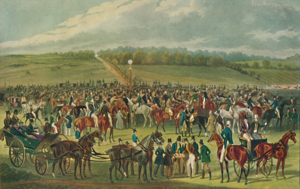 Epsom Races – The Betting Post, 1836, 1929 od Charles Hunt