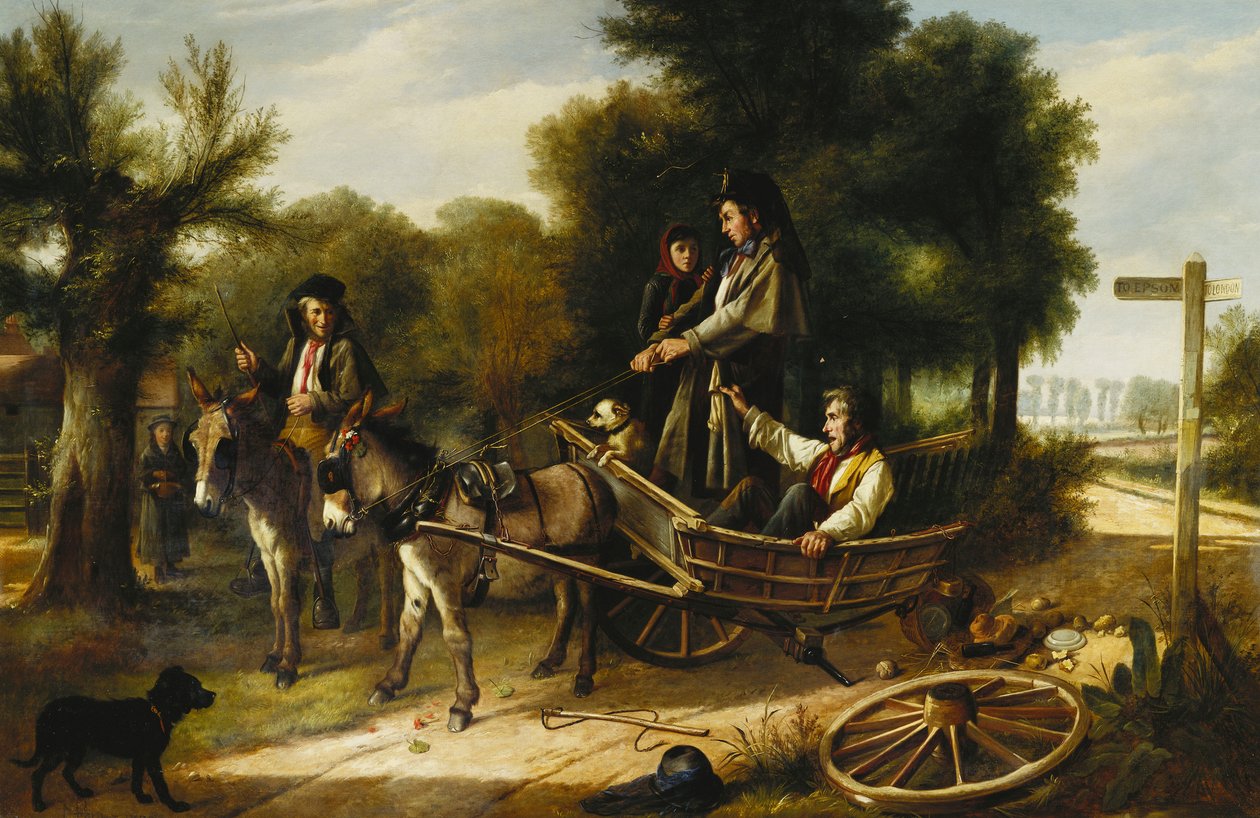 Neštěstí na křižovatce, 1880 od Charles Hunt
