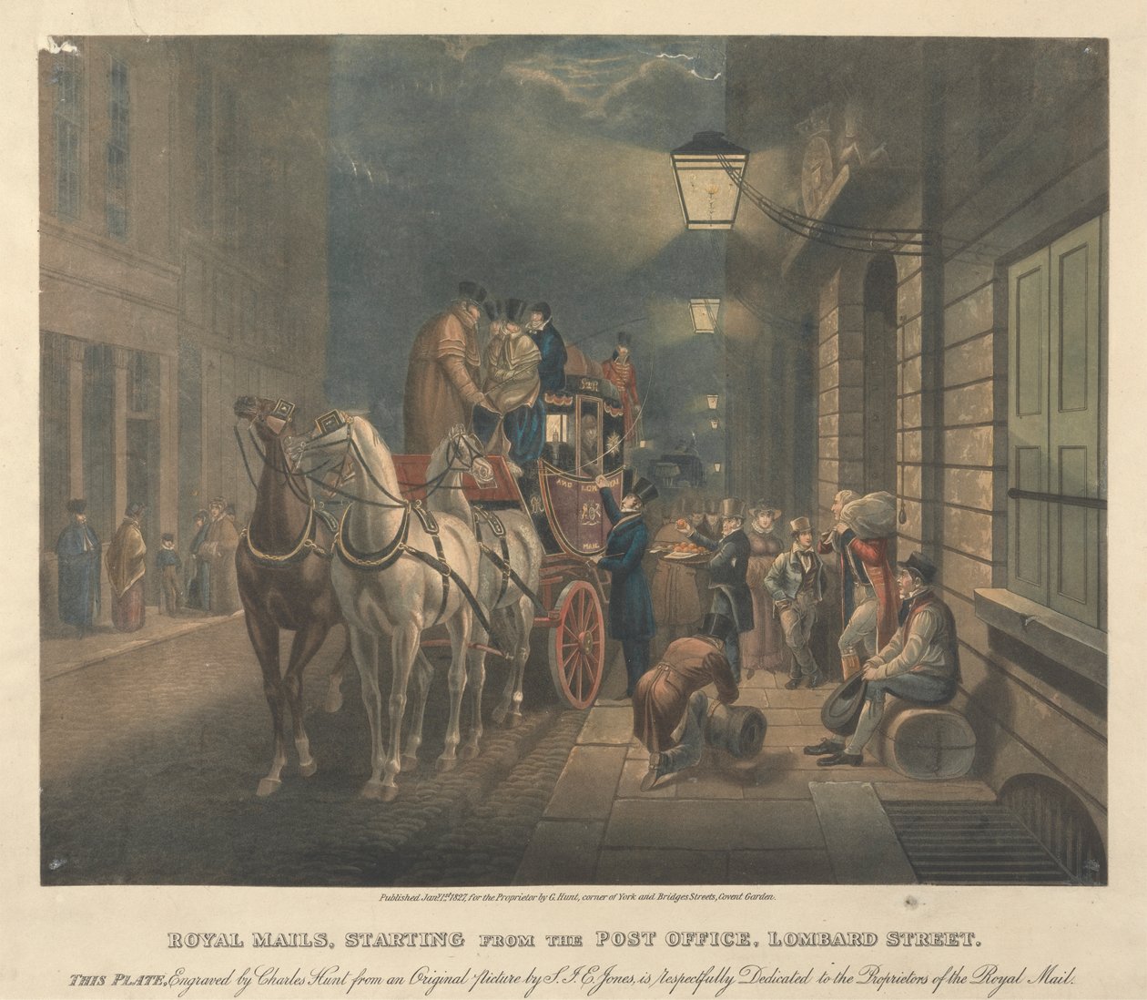 Royal Mails, od pošty, Lombard Street od Charles Hunt