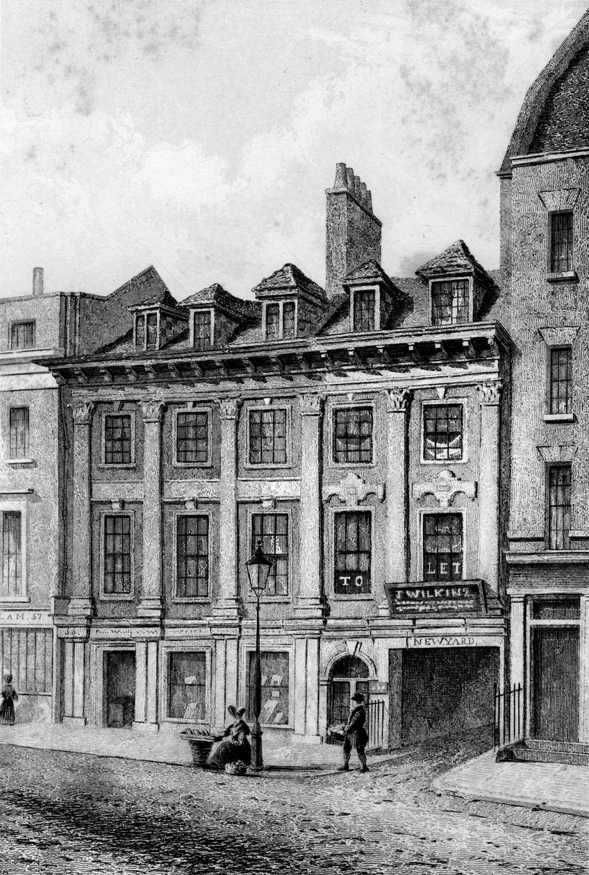 Rezidence Johna Hoolea, Great Queen Street, Lincolns Inn Fields, Londýn, 1840 od Charles J. Smith
