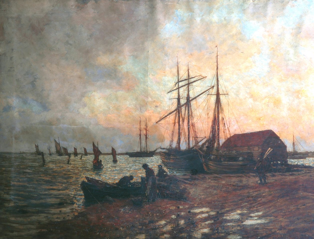 Návrat člunu, Shorehame od Charles James