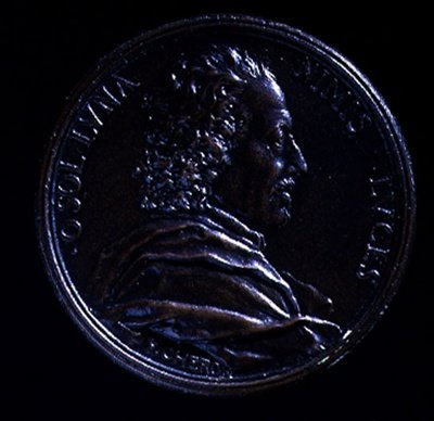 Portrétní medaile Gian Lorenzo Bernini (1598-1680) od Charles Jean Francois Cheron