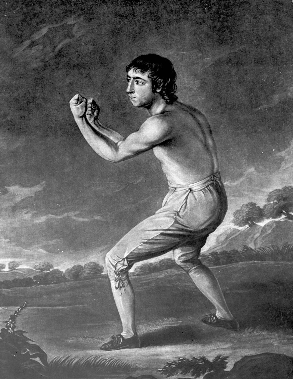 Daniel Mendoza, vyrytý Henry Kinsbury, 1789 od Charles Jean Robineau