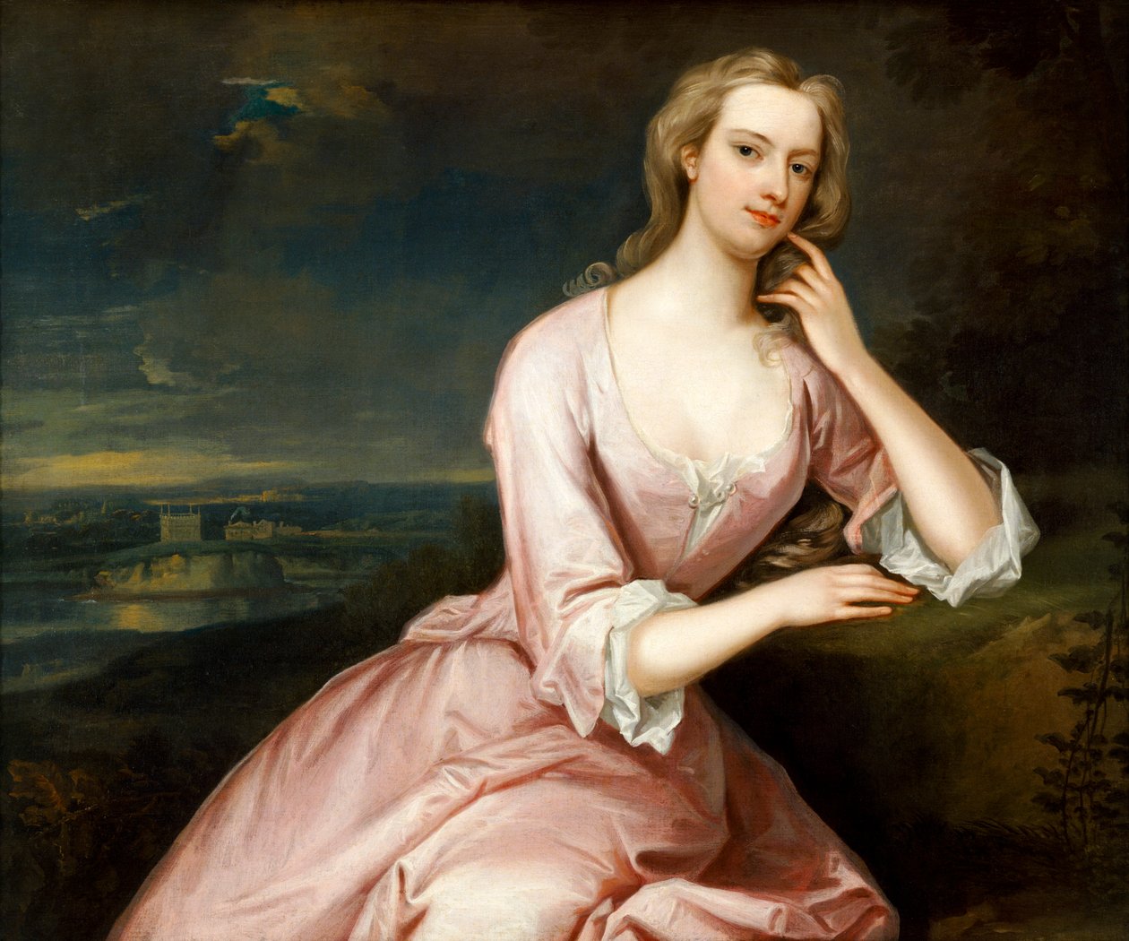 Henrietta Howard, hraběnka ze Suffolku, c1724 od Charles Jervas