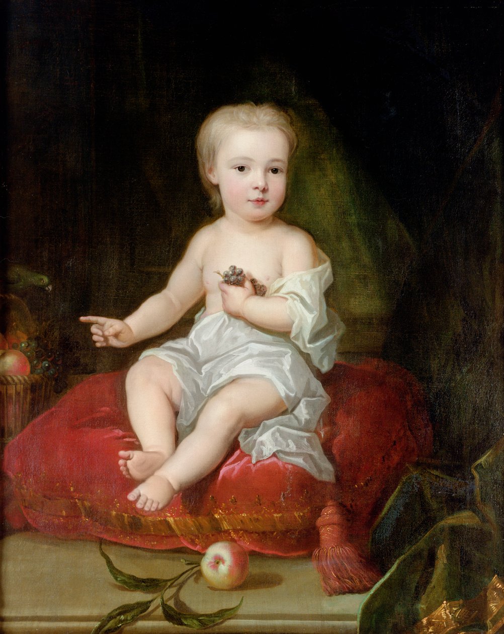 Portrét Hollese St. Johna (1710-38), nejmladšího syna Jindřicha, 1. vikomta St. Johna, jako dítěte, asi 1711 od Charles Jervas