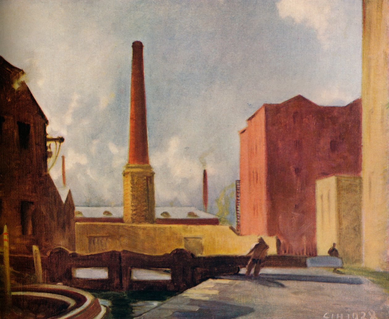 Lock Gates, Blackburn, 1928 1931 od Charles John Holmes