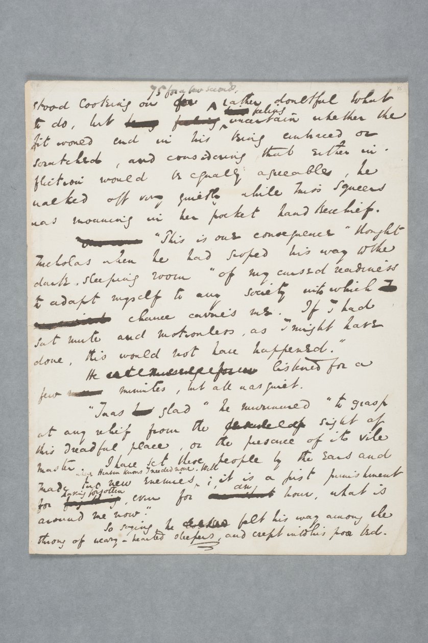 Původní rukopis kapitoly Nicholas Nickleby, 1838 (pero a inkoust na papíře) od Charles John Huffam Dickens