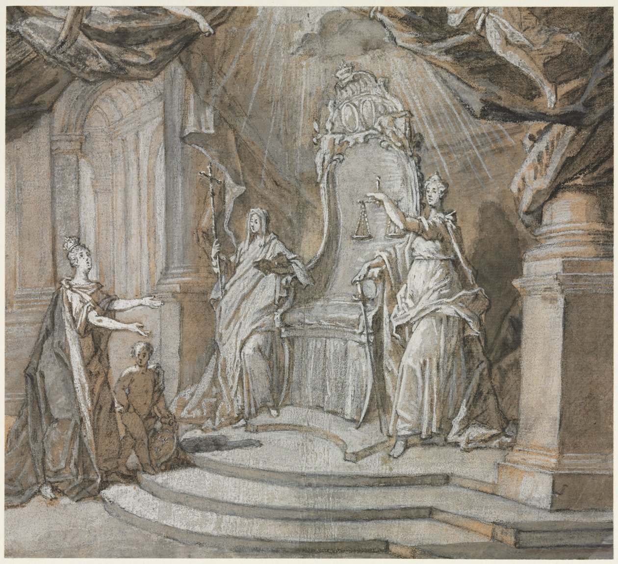 Návrat paní de Maintenon do katolické církve od Charles Joseph Dominique Eisen