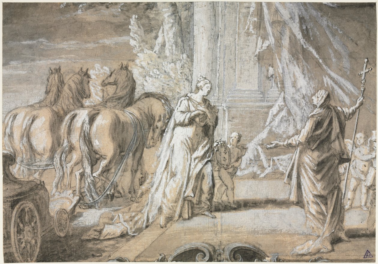 Návrat paní de Maintenon do katolické církve od Charles Joseph Dominique Eisen