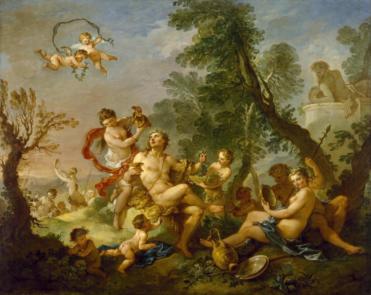 Bacchanal od Charles Joseph Natoire