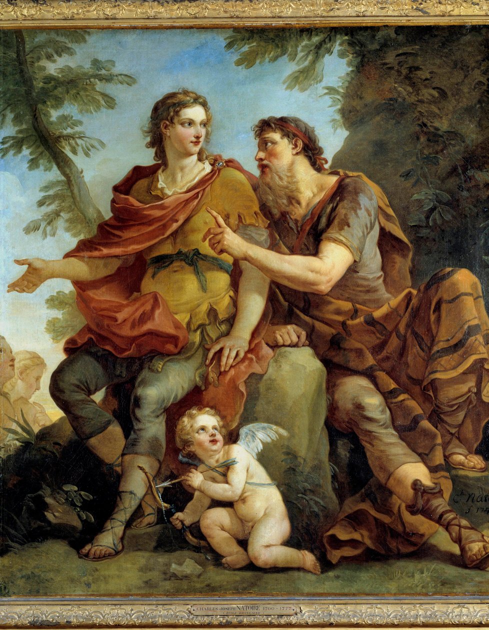 Závěsný od Charles Joseph Natoire