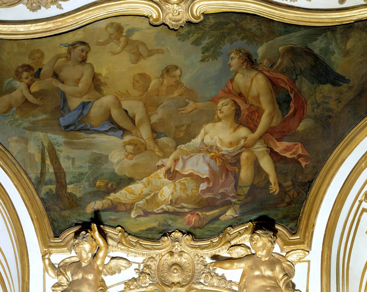 Závěsný od Charles Joseph Natoire