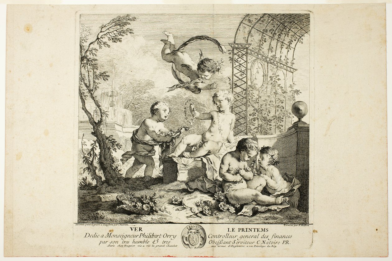 Jaro, první deska z The Four Seasons od Charles Joseph Natoire