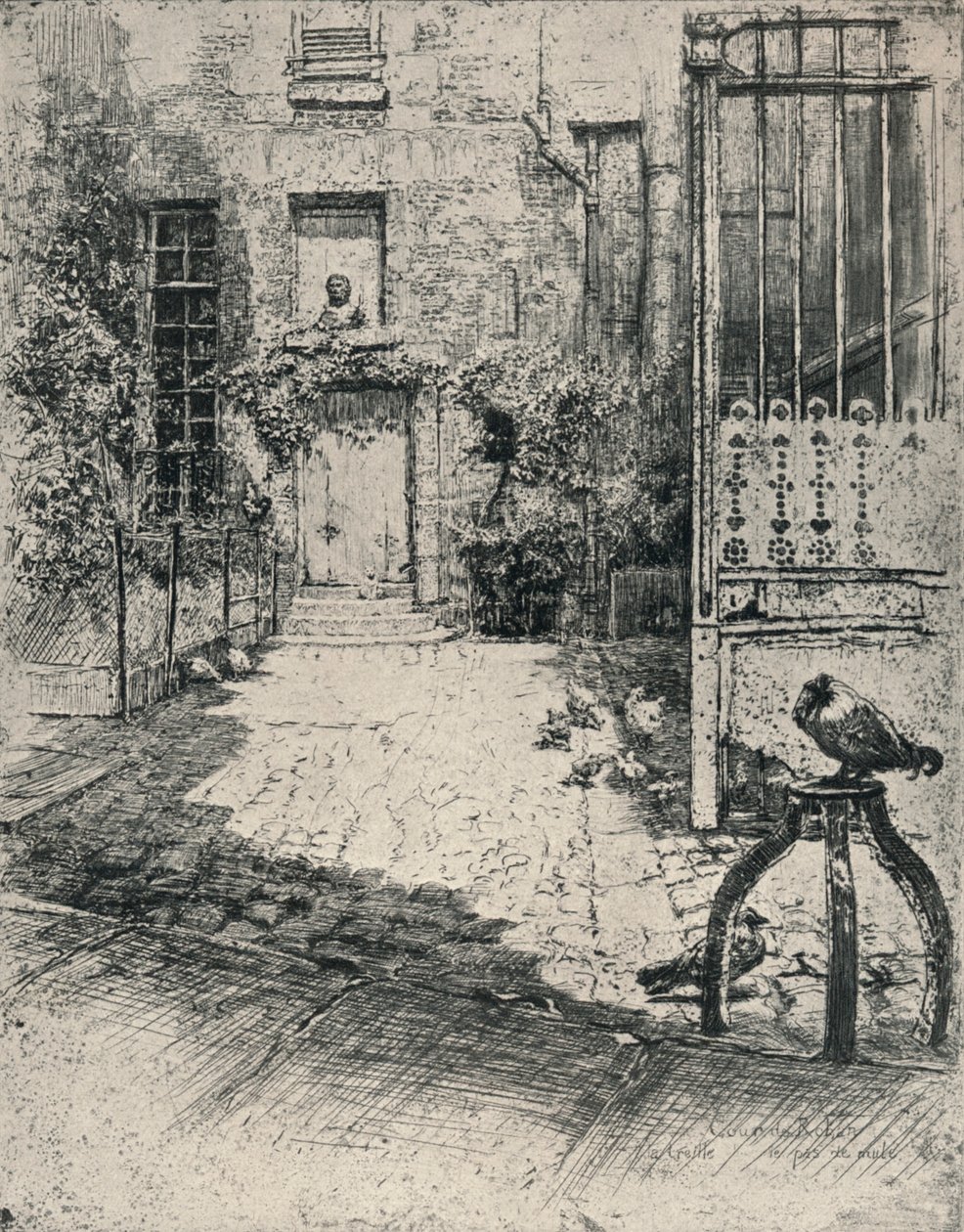 Rohanský dvůr, 1915 od Charles Jouas