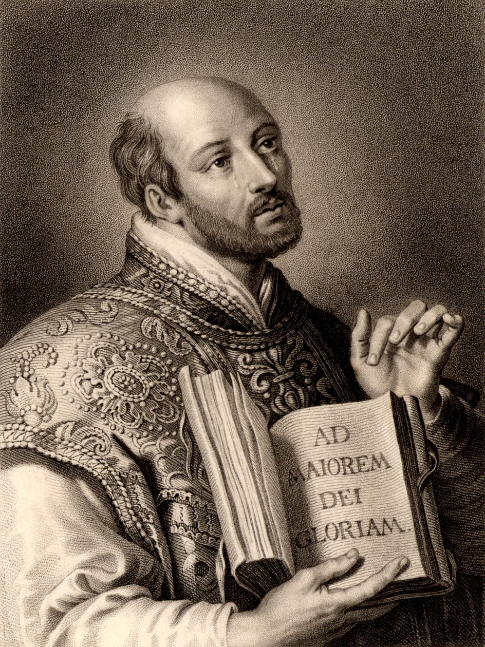 Portrét Ignáce Loyoly od Charles Knight