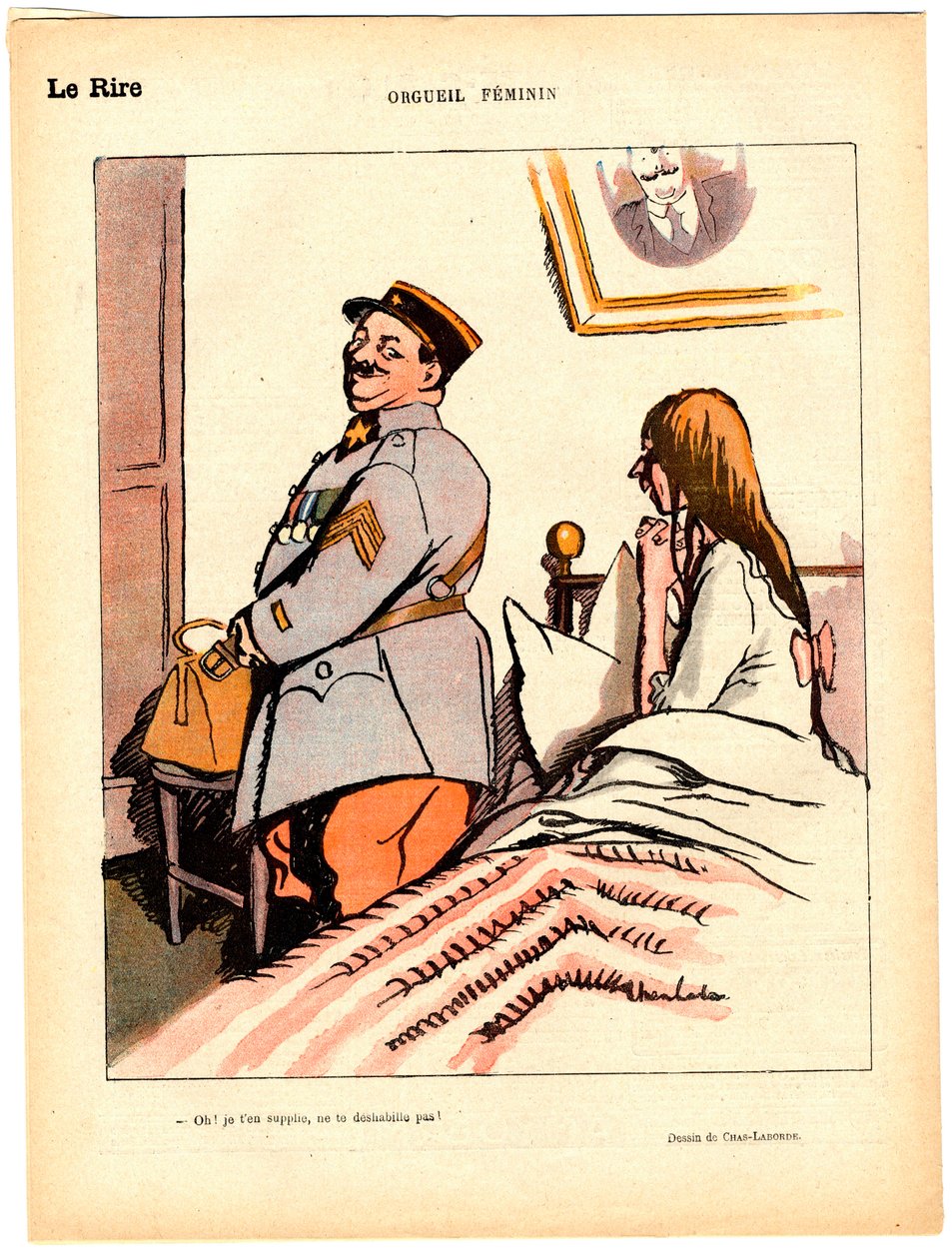 Červený smích, satirický v barvách od Charles Laborde