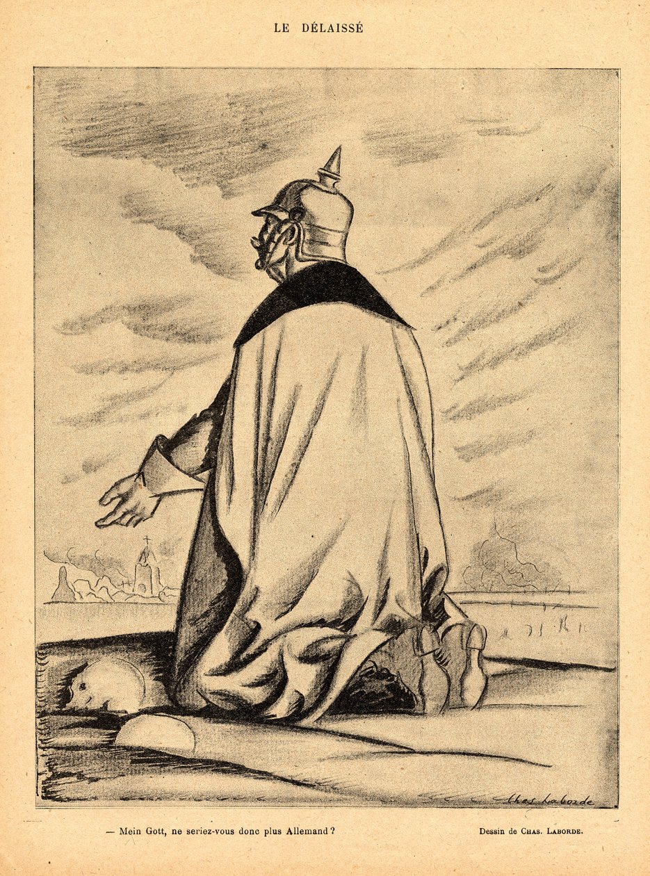 Červený smích, satirický v N & B od Charles Laborde