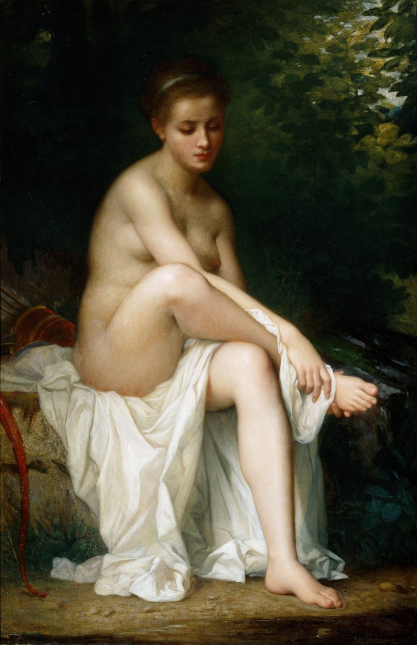Ismenie, Dianina nymfa od Charles Landelle
