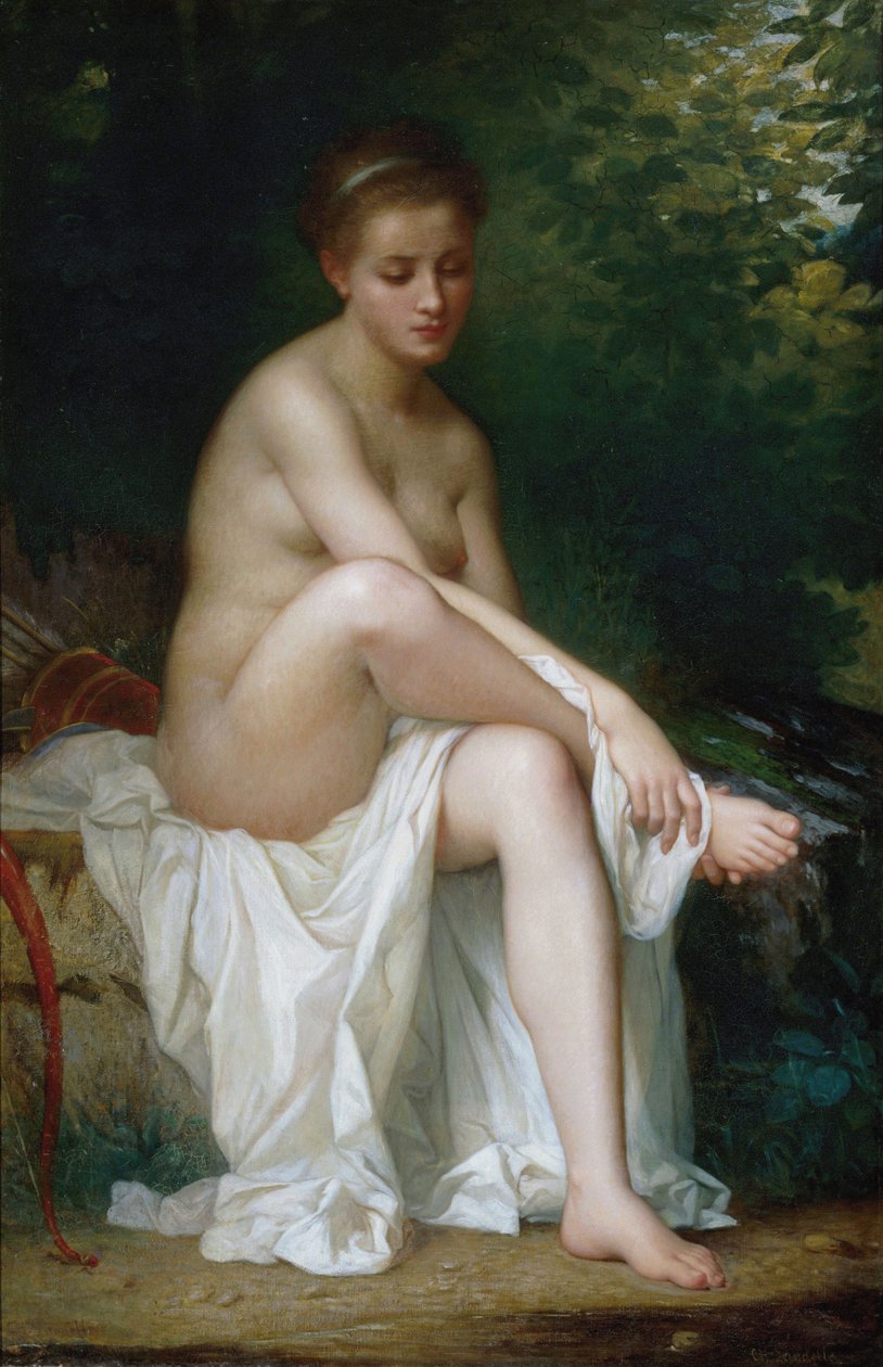 Ismenie, Dianina nymfa od Charles Landelle