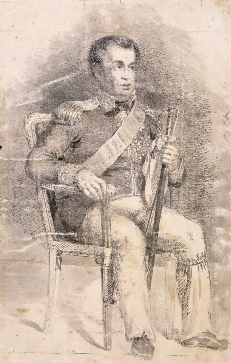 Portrét Dom Joao VI, c. 1825-6 od Charles Landseer