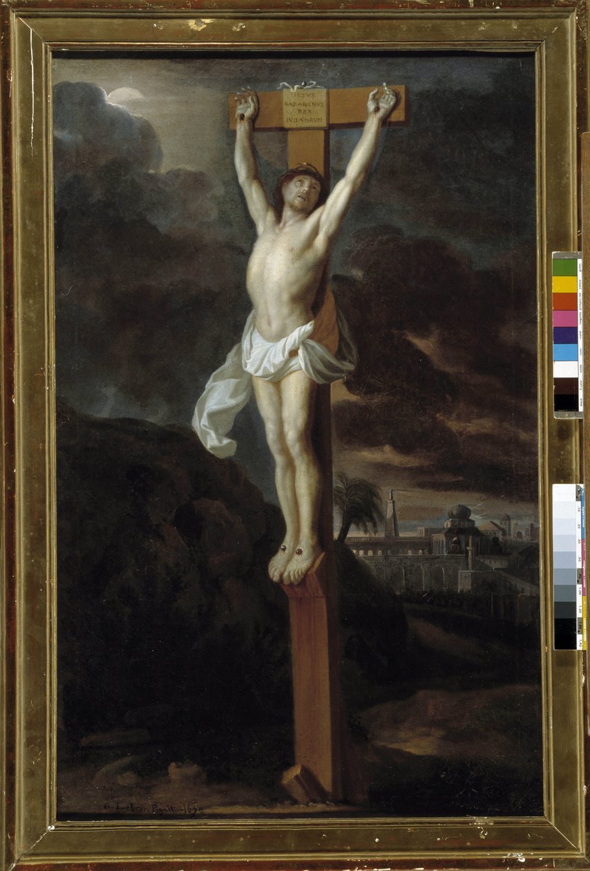 Kristus na kříži od Charles Le Brun