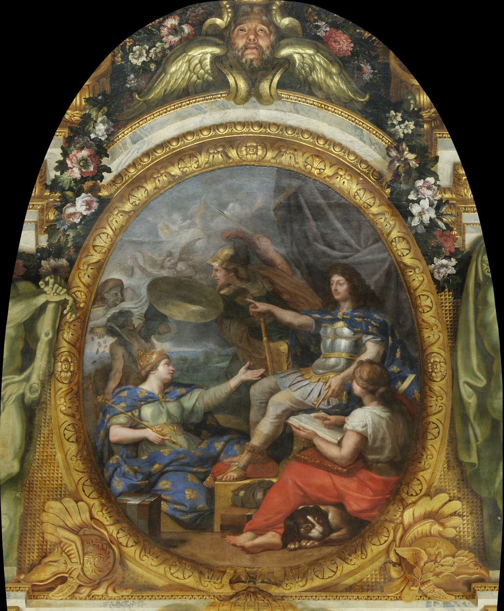 Obnovení pořádku ve financích království, 1662 od Charles Le Brun