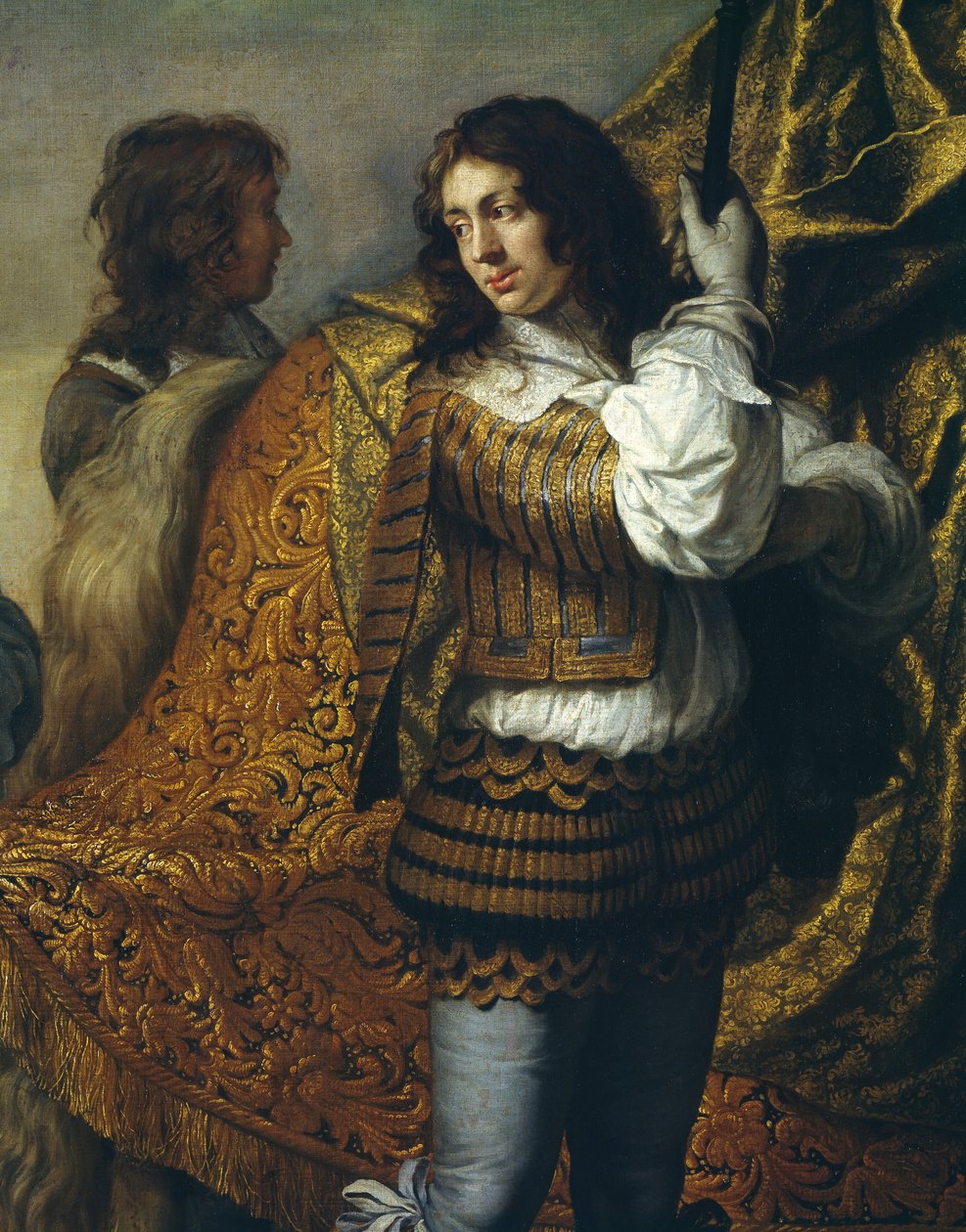 Portrét kancléře Seguira, Charles Le Brun (1619-1690), olej na plátně, 295x357 cm, Detail, cca 1660 od Charles Le Brun
