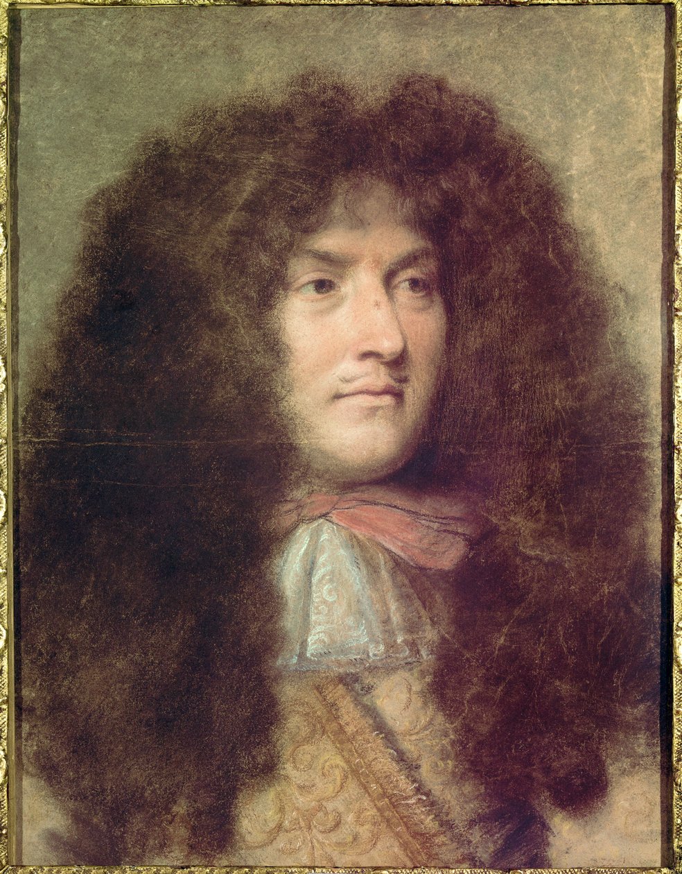 Portrét Ludvíka XIV. (1638 - 1715) mladý. Umělecké dílo Charlese Lebruna (Le Brun) (1619-1690) od Charles Le Brun