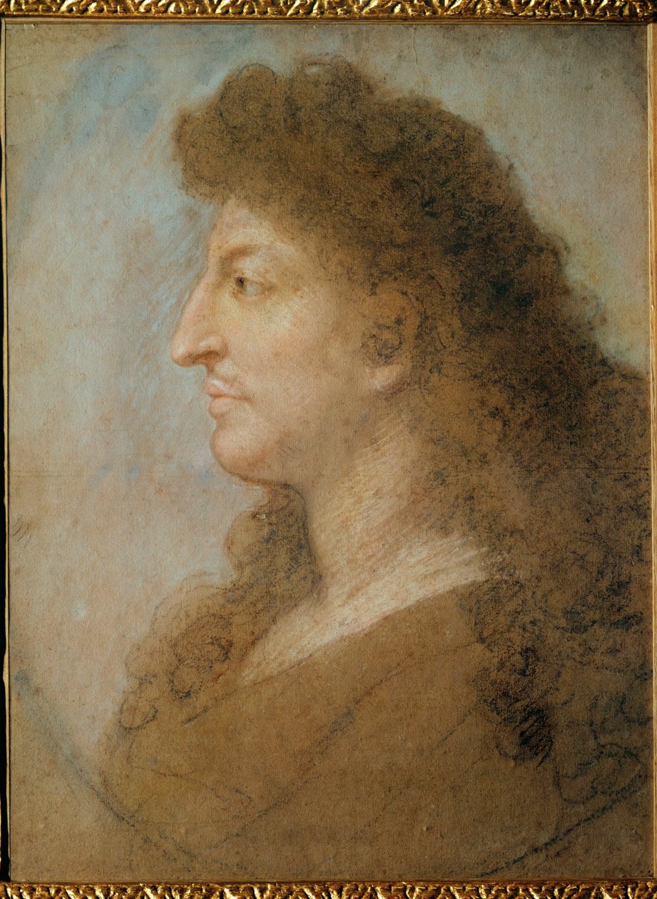 Portrét Ludvíka XIV... od Charles Le Brun