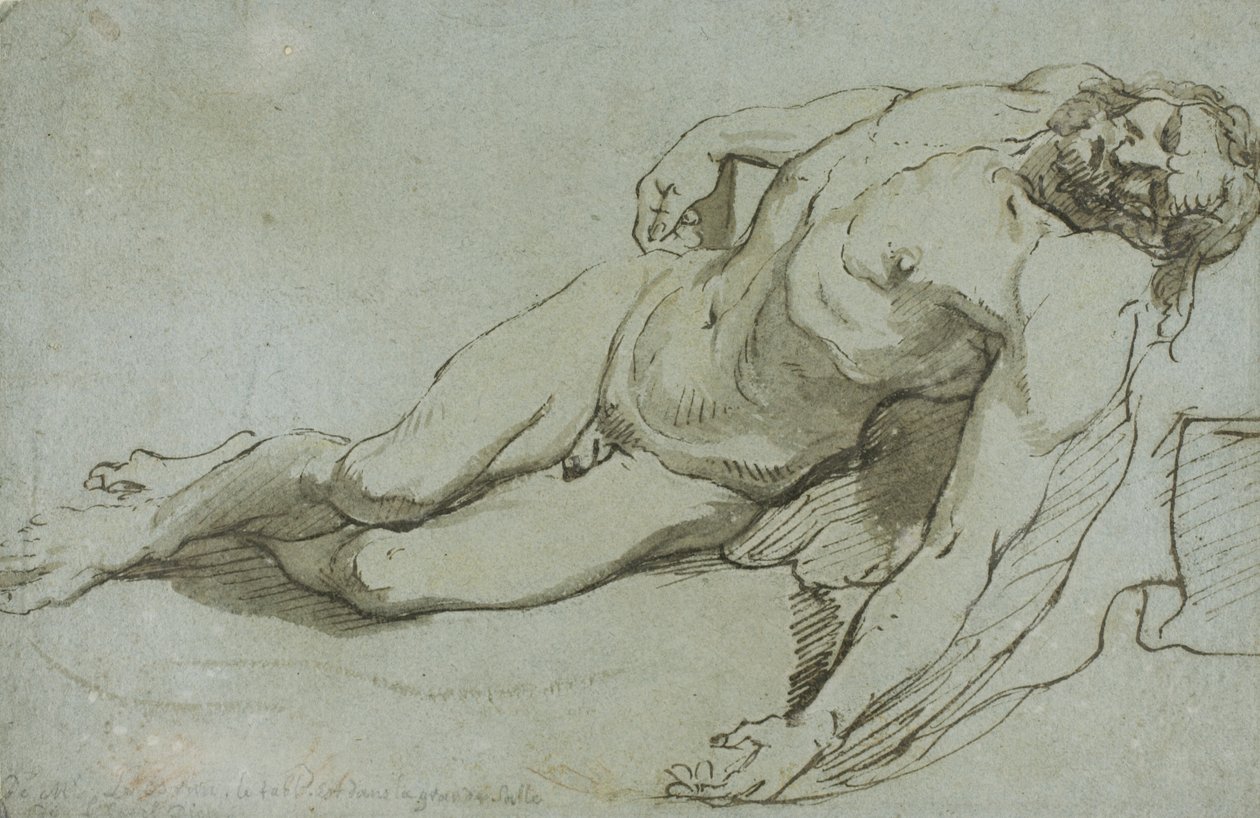 Mrtvý Kristus, 1646 od Charles Le Brun