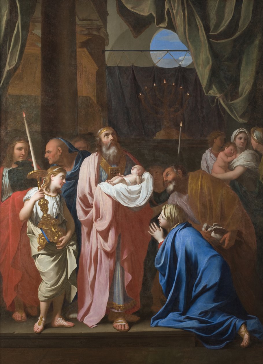 Představení Krista v chrámu, 1645 od Charles Le Brun