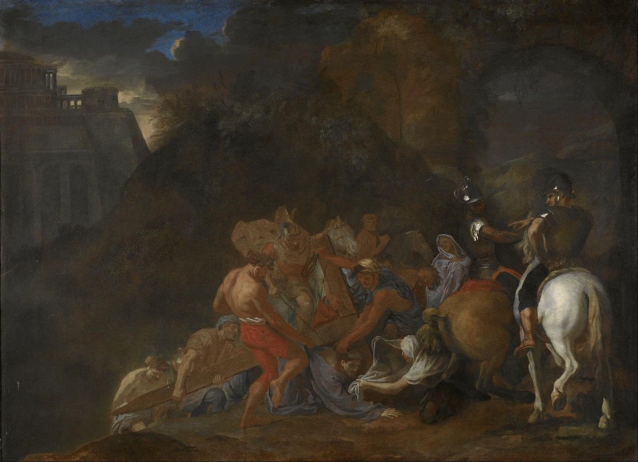 Cesta na Kalvárii od Charles Le Brun