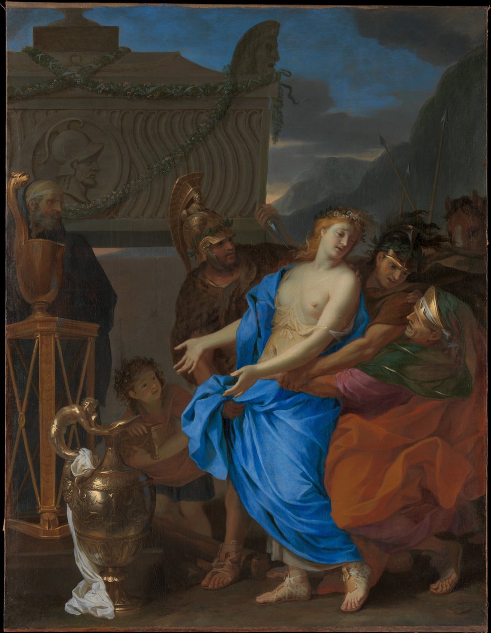 Oběť Polyxeny od Charles Le Brun