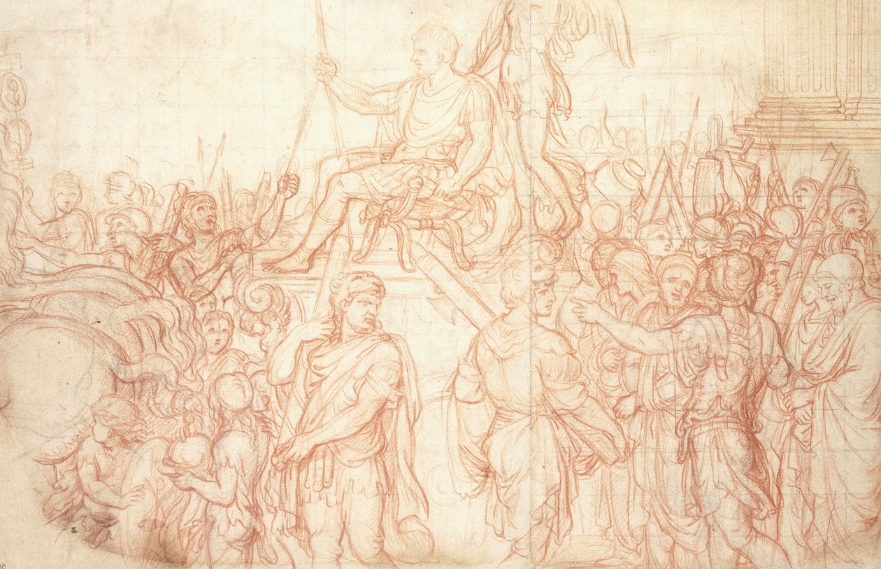 Triumf císaře Konstantina, od Charles Le Brun