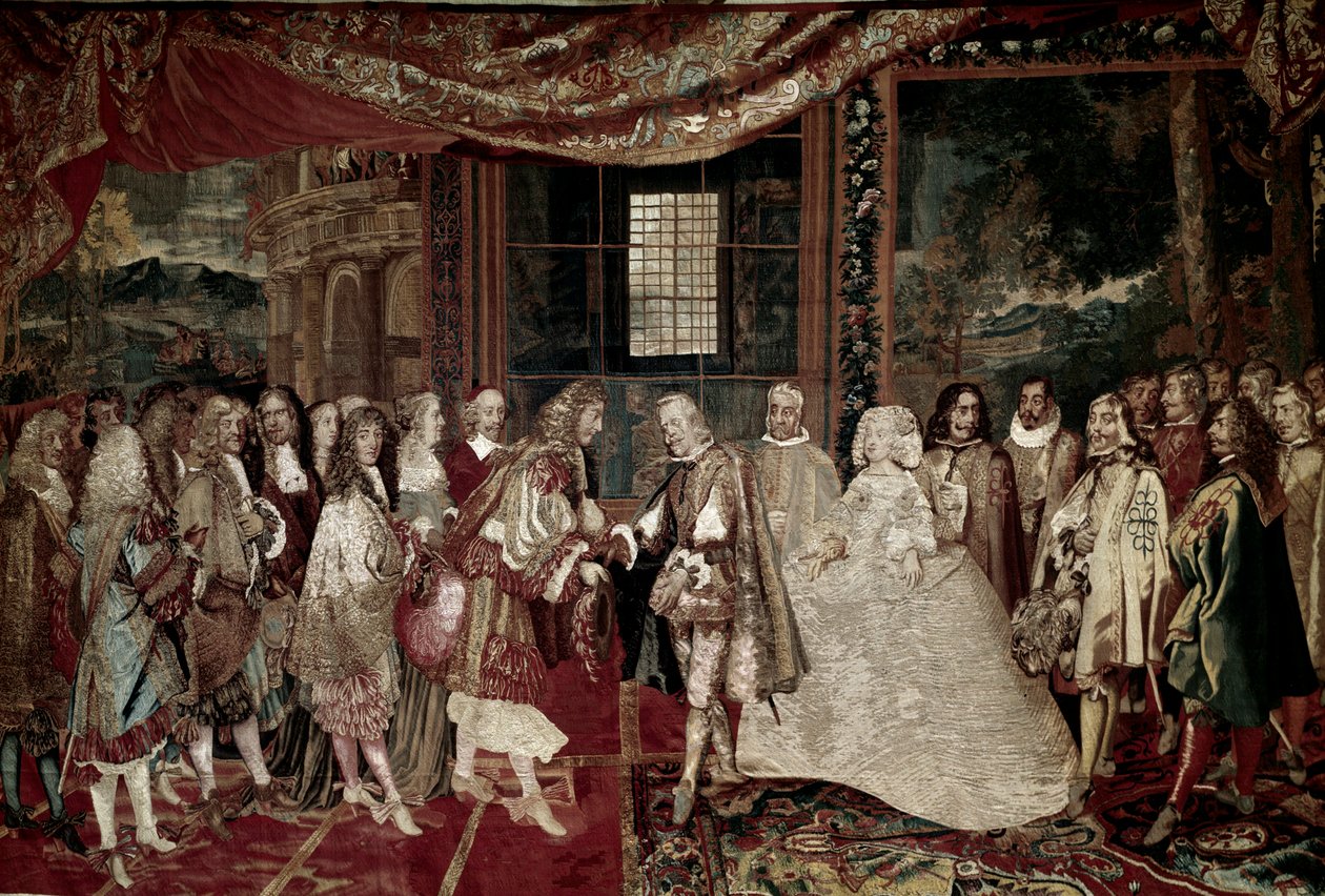 Třicetiletá válka: „“ Rozhovor s francouzským králem Ludvíkem XIV od Charles Le Brun