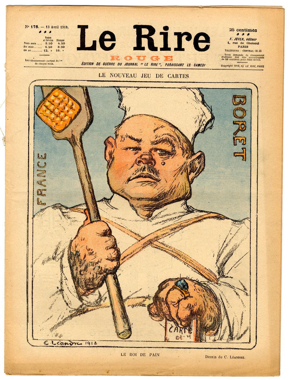 Obálka „“The Red Laughter“, Satirical in Colors od Charles Leandre