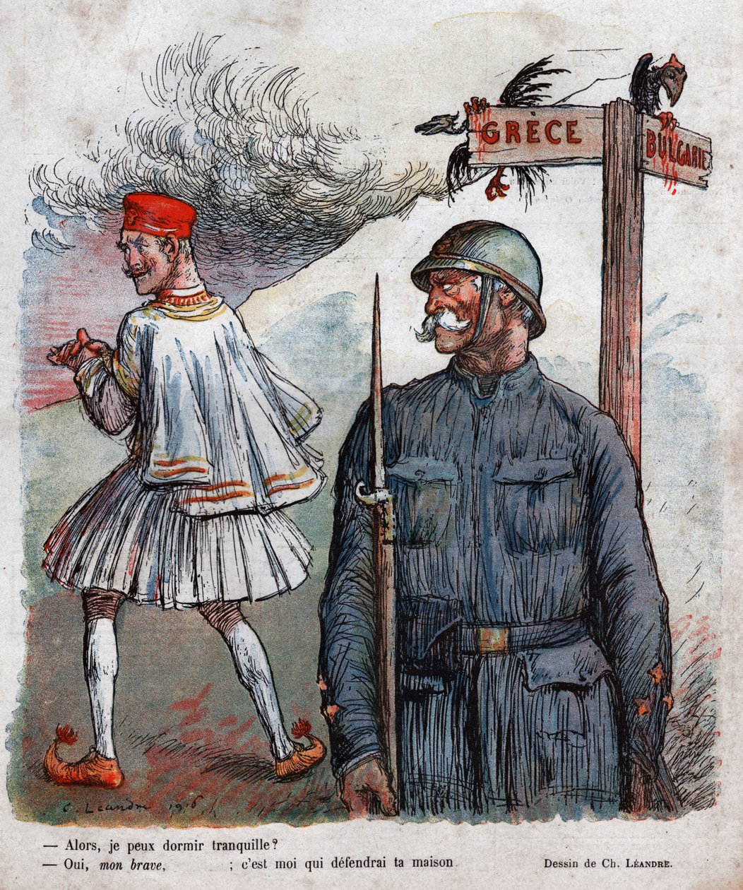 Řecko: První světová válka od Charles Leandre