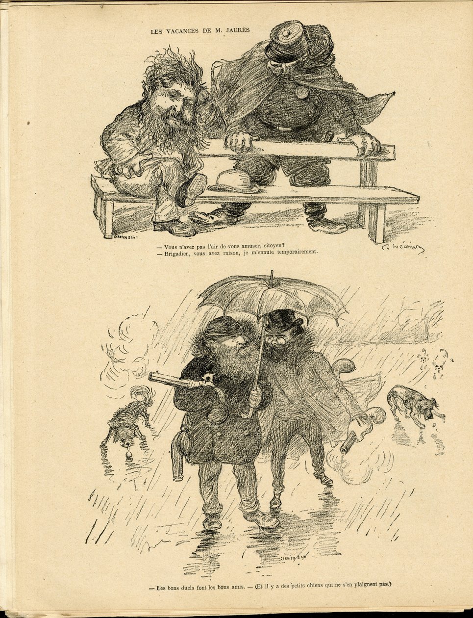 Ilustrace Charles Leandre (1862-1934) v Le Rire od Charles Leandre