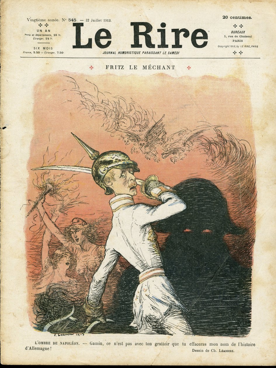 Ilustrace Charlese Leandra (1862-1934) pro obálku Le Lire od Charles Leandre