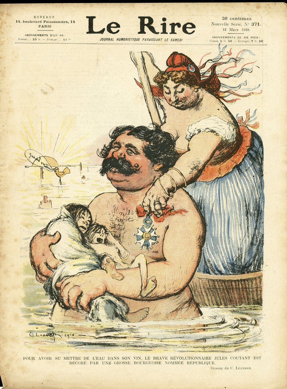 Ilustrace Charlese Leandra (1862-1934) pro obálku Le Lire od Charles Leandre