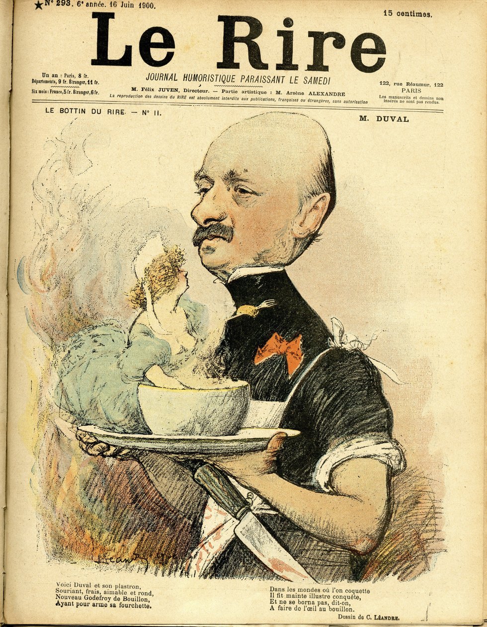Ilustrace Charlese Leandra (1862-1934) pro obálku Le Rire od Charles Leandre