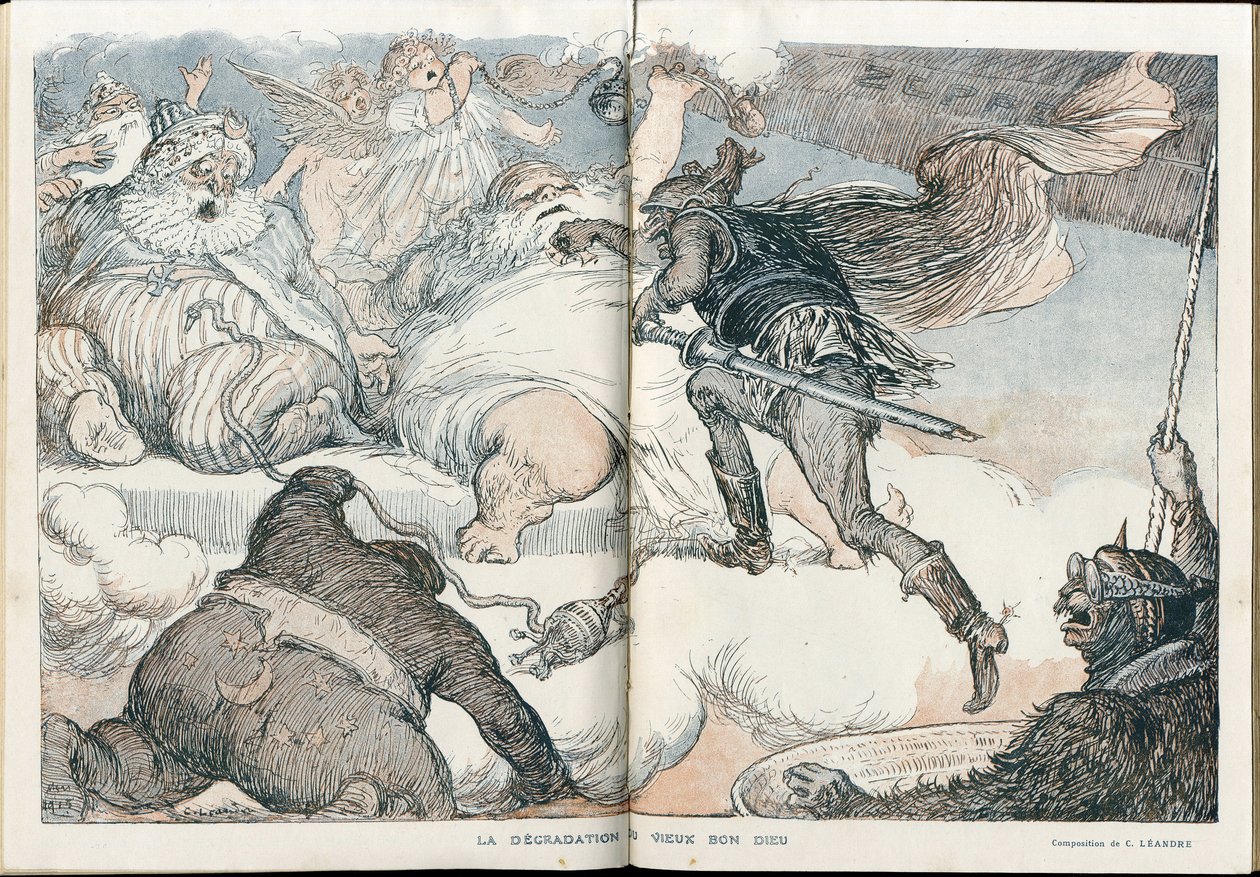 Ilustrace Charlese Leandra (1862-1934) ve „“Fantasio““ od Charles Leandre