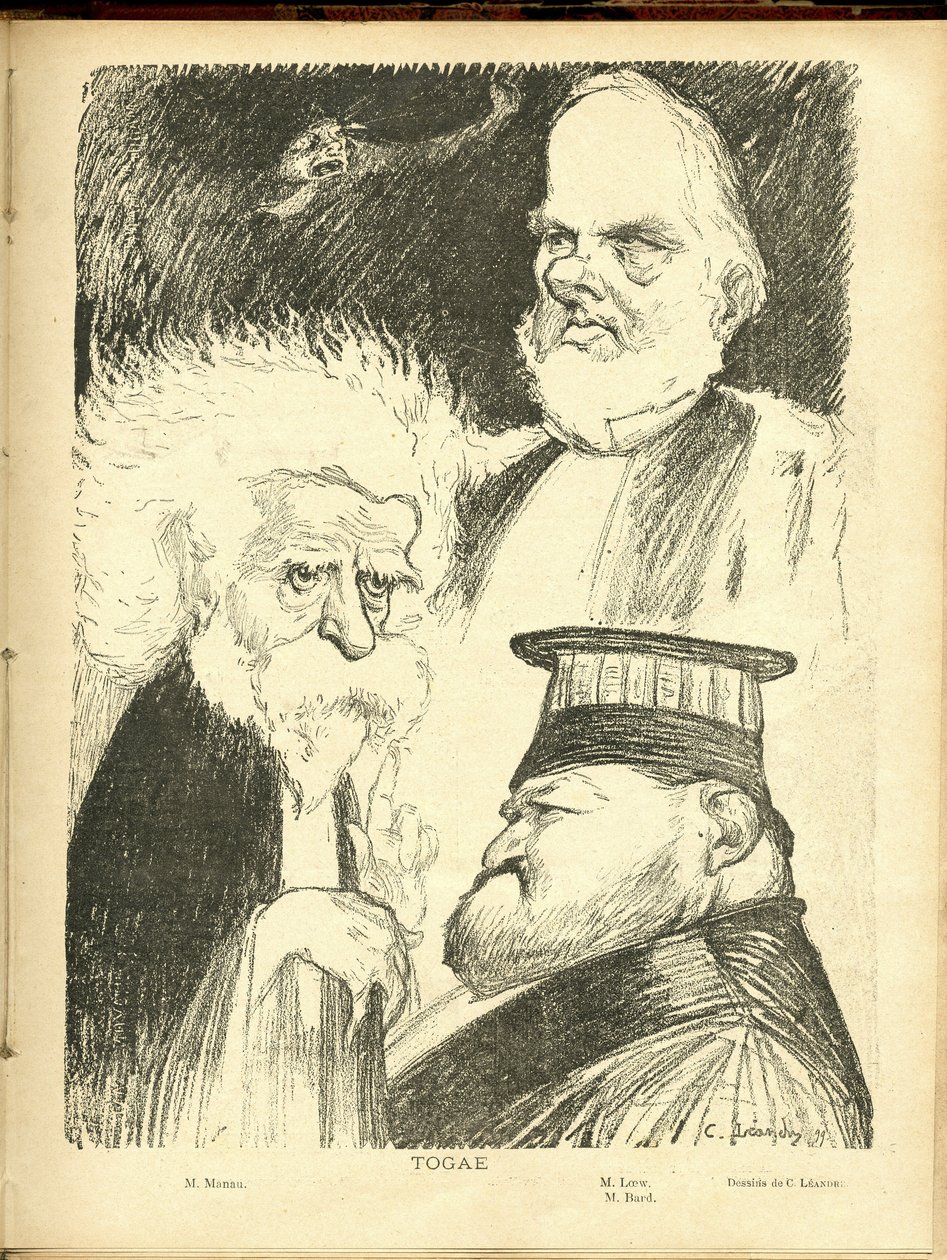 Ilustrace Charlese Leandra (1862-1934) v Readingu od Charles Leandre